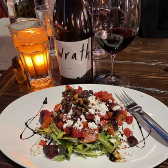 La Cosecha Bar + Restaurant - beet salad and great wine - Spanish Near Me - Paso Robles, California