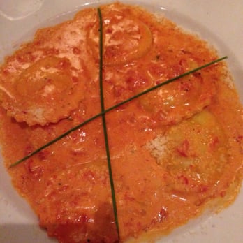 Toscana - Cheese ravioli with vodka sauce - Italian Near Me - Cooperstown, New York Toscana - Cheese ravioli with vodka sauce - Italian Near Me - Cooperstown, New York