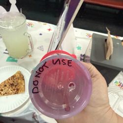 Chuck E. Cheese - Do not use cups for kids party