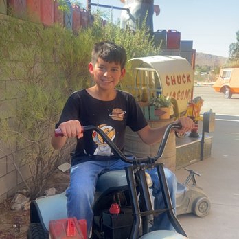 The Station Joshua Tree - My son riding one of the rides there - Souvenir Shops Near Me - Joshua Tree, California The Station Joshua Tree - My son riding one of the rides there - Souvenir Shops Near Me - Joshua Tree, California