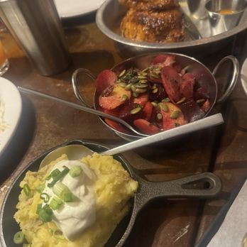 Work & Class - Mashed potatoes, veggies and roasted chicken - Latin American Near Me - Englewood, Colorado