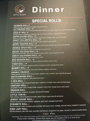 Menu photo 8 Let's Sushi Wexford, PA