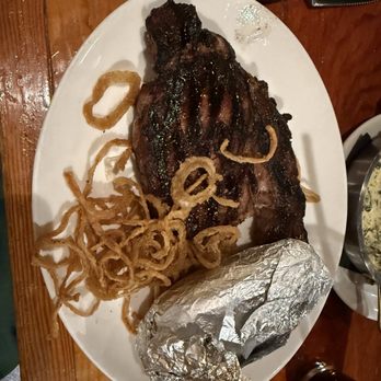 Gun Barrel Steak and Game House - Looks great on the outside but so tough I could barely chew it. Should have sent it back! $68 Ribye - Steakhouses Near Me - Jackson, Wyoming Gun Barrel Steak and Game House - Looks great on the outside but so tough I could barely chew it. Should have sent it back! $68 Ribye - Steakhouses Near Me - Jackson, Wyoming