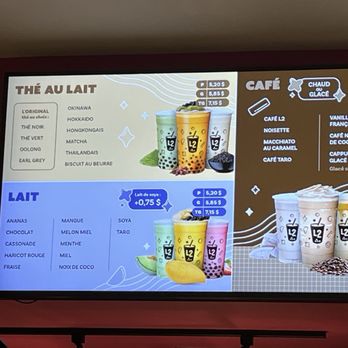 L2 Bubble Tea - Menu 1 - Bubble Tea Near Me - Montreal, Quebec L2 Bubble Tea - Menu 1 - Bubble Tea Near Me - Montreal, Quebec