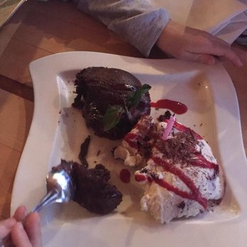 Anthony's at Sinclair Inlet - Molten Chocolate Cake w/ Cherry Chocolate Chip Vanilla Ice Cream - Seafood Near Me - Bremerton, Washington Anthony's at Sinclair Inlet - Molten Chocolate Cake w/ Cherry Chocolate Chip Vanilla Ice Cream - Seafood Near Me - Bremerton, Washington