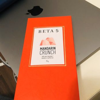 Beta5 Chocolates - Lunar New Year special chocolate bar, Mandarin Crunch - Chocolatiers & Shops Near Me - Vancouver, British Columbia