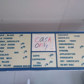 Donut King - a menu for a donut shop - Donuts Near Me - King City, California