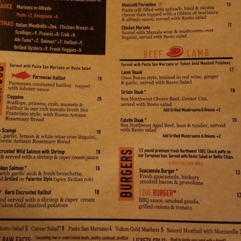 1285 Restobar - 2nd Page of the menu. - Italian Near Me - Florence, Oregon 1285 Restobar - 2nd Page of the menu. - Italian Near Me - Florence, Oregon