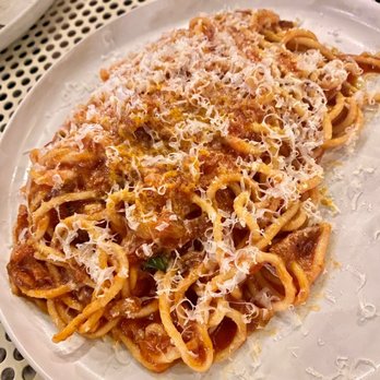 Birdie's - Spaghetti amtriciana - French Near Me - Austin, Texas Birdie's - Spaghetti amtriciana - French Near Me - Austin, Texas