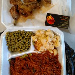 Guy's Variety Discount Store - Lemon Pepper wings, red rice, Mac n cheese, sweet peas!