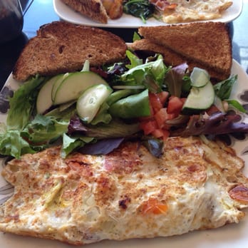 Cafe 401 & Grill - Western Omelette with mixed greens - my sister loved it. - Coffee & Tea Near Me - Union, New Jersey Cafe 401 & Grill - Western Omelette with mixed greens - my sister loved it. - Coffee & Tea Near Me - Union, New Jersey