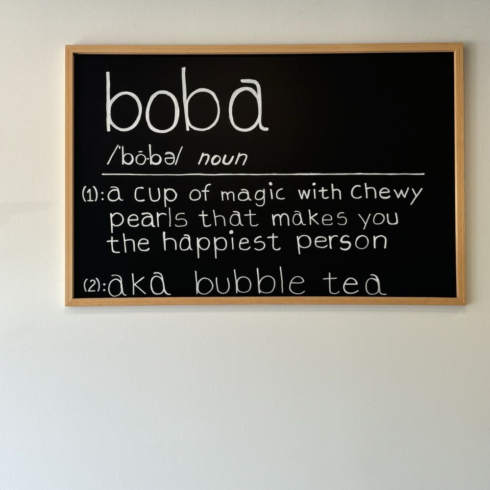 Bo’s Boba - Inside cute sign - Bubble Tea Near Me - Tulsa, Oklahoma