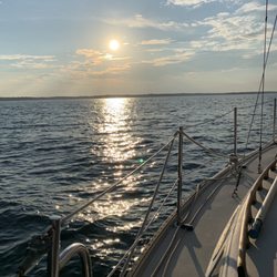Peace N Quiet Sailing Charters - Part of the boat and scenery