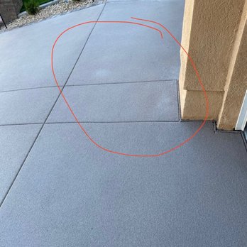 Desert Decocrete - a concrete patio with a red circle in the middle - Masonry/Concrete Near Me - Palm Desert, California Desert Decocrete - a concrete patio with a red circle in the middle - Masonry/Concrete Near Me - Palm Desert, California