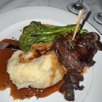 The Castle At Dunleith - 8oz Filet, mashed potatoes, broccolini. - Southern Near Me - Natchez, Mississippi