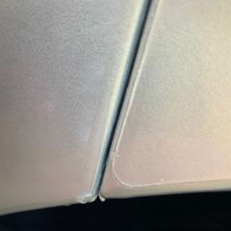 Shoddy clear coat