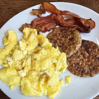 Epic Egg - Cheyenne - 3 scrambled eggs, bacon, and sausage patties... - Breakfast & Brunch Near Me - Cheyenne, Wyoming