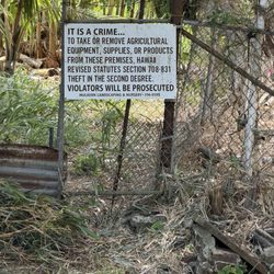 Mulkern Landscaping & Nursery - Normal warning sign