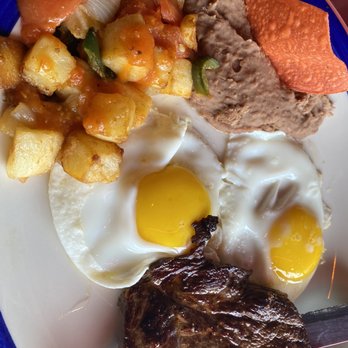 Restaurante Pico de Gallo - #4 Steak & Eggs Ranchero sunny side up #4 Steak & Eggs Ranchero - Mexican Near Me - San Antonio, Texas Restaurante Pico de Gallo - #4 Steak & Eggs Ranchero sunny side up #4 Steak & Eggs Ranchero - Mexican Near Me - San Antonio, Texas