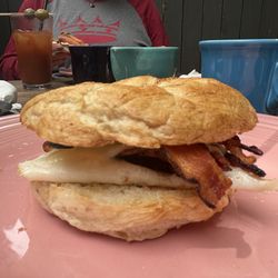 The Hillsboro Public House - Breakfast bagel sandwhich