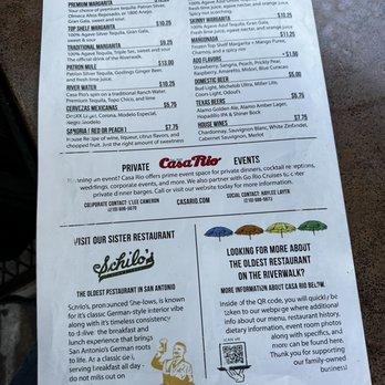 Casa Rio - Menu - Mexican Near Me - San Antonio, Texas Casa Rio - Menu - Mexican Near Me - San Antonio, Texas