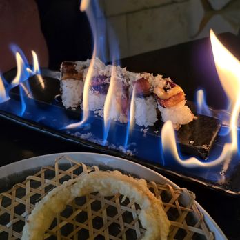 Sho Sushi Bar & Kitchen - Fire Dragon Roll - Japanese Near Me - Calgary, Alberta Sho Sushi Bar & Kitchen - Fire Dragon Roll - Japanese Near Me - Calgary, Alberta