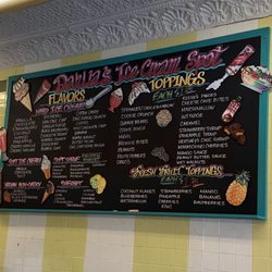 Dahlia's Ice Cream Spot - Menu