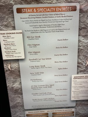 Menu photo 2 The Steak House Ferndale, WA Menu photo 2 The Steak House Ferndale, WA