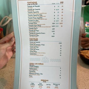 Mariscos El Anzuelo - Menu - Seafood Near Me - Covina, California