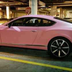 Times Square Mall - Underground parking structure (and a matte pink Bentley frequently spotted in York Region).