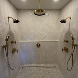 Lucky Plumbing - Luxury spa like shower basically a car wash for your body.