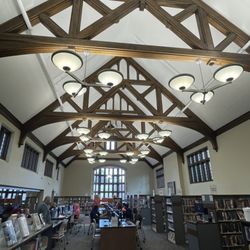 Toledo Lucas County Public Library - West Toledo - Hi ceilings inside