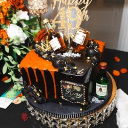 Oh My Goodness Gracious Catering - Alcohol Topped Chocolate Cake