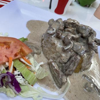 La Danza Restaurant - Mofongo - steak - mushroom sauce - Latin American Near Me - San Juan, Puerto Rico La Danza Restaurant - Mofongo - steak - mushroom sauce - Latin American Near Me - San Juan, Puerto Rico