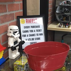 Every purchase enters you in for a raffle!