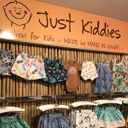 World Core Surf Shop - Just for the keikis, from baby clothes, toddlers, infants and kids. All made in Hawaii. Onesies, dresses, shorts and footwear.