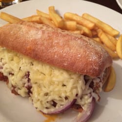Old Smiddy - BBQ pulled pork and mozzarella ciabatta.