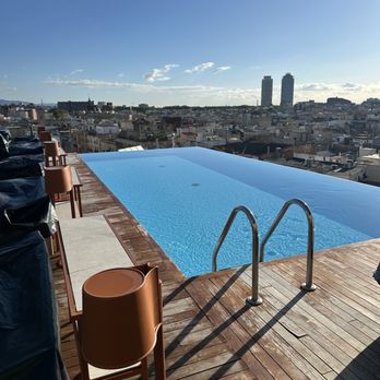 Grand Hotel Central - Rooftop view - Hotels Near Me - Barcelona, B Grand Hotel Central - Rooftop view - Hotels Near Me - Barcelona, B