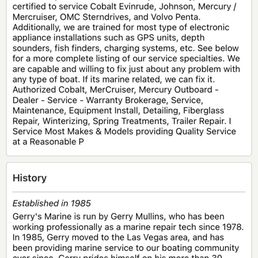 Says right there - services cobalt Evinrude...