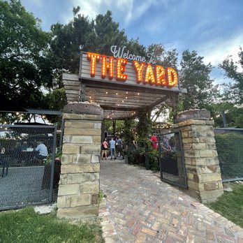 The Yard - Part of the entrance to the "yard" - Sports Bars Near Me - McKinney, Texas