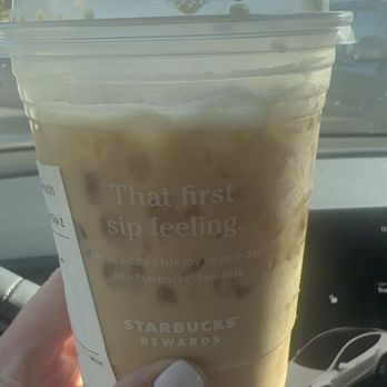 Starbucks - Look like someone already sipping through my drink - Coffee & Tea Near Me - Camarillo, California