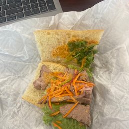 Steak banh mi - very disappointing