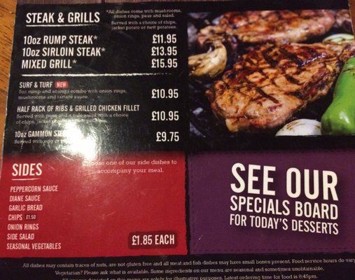 Menu photo 2 The Boldmere Tap Sutton Coldfield, XWM