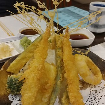 Dana Kai Sushi - Tempura! So crispy and yummy presentation was also nice! - Japanese Near Me - Dana Point, California