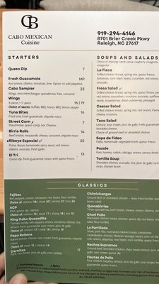 Menu photo 5 Cabo Mexican Cuisine Raleigh, NC Menu photo 5 Cabo Mexican Cuisine Raleigh, NC