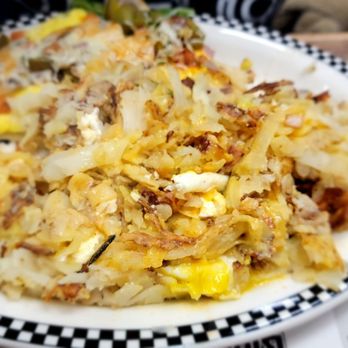 Black Bear Diner Harker Heights - My husband's plate with extra hashbrowns and over easy egg mixed in it, haha - Diners Near Me - Harker Heights, Texas Black Bear Diner Harker Heights - My husband's plate with extra hashbrowns and over easy egg mixed in it, haha - Diners Near Me - Harker Heights, Texas
