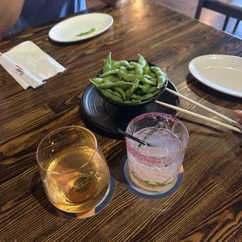 Kodo Sushi Bar - Takara (Plum Wine) and Lavender Margarita - Sushi Bars Near Me - Phoenix, Arizona