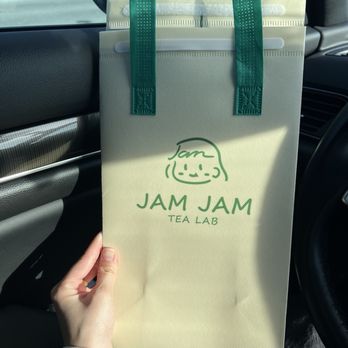Jam Jam Tea Lab - Insulated Bag for Take-Out - Bubble Tea Near Me - Irvine, California Jam Jam Tea Lab - Insulated Bag for Take-Out - Bubble Tea Near Me - Irvine, California