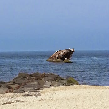Sunset Beach - S.S. Atlantus aka. the sunken cement ship.. - Beaches Near Me