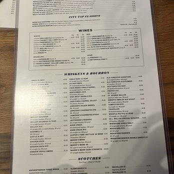 City Tap House - Menu - Gastropubs Near Me - Nashville, Tennessee